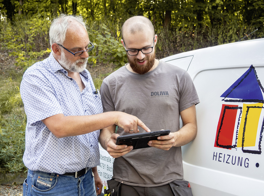 Eine mobile App für Smartphones und Tablets im Kundendienst wurde eingeführt.