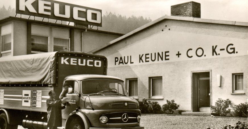 Badhersteller Keuco wurde 1953 unter der Firmierung Paul Keune + Co. KG. gegründet.