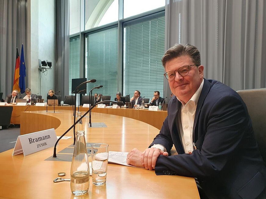 Helmut Bramann im Bundestag.