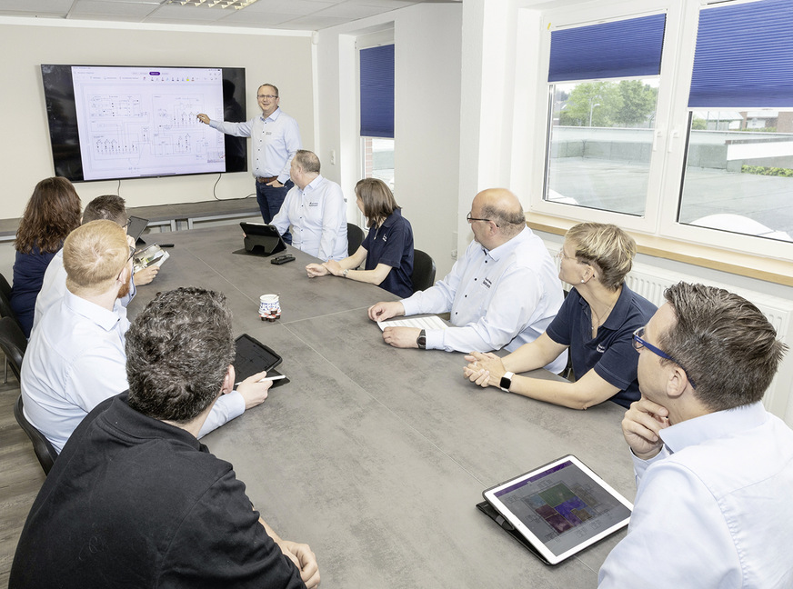 Das Team rund um Stefan Bahlmann nimmt aktiv am Veränderungsprozess in der Heiztechnik teil.