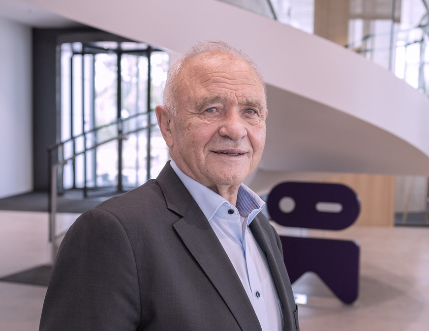 Übergibt zum 60-jährigen Unternehmensjubiläum den Vorstandsvorsitz: Firmengründer Bernhard Kessel.