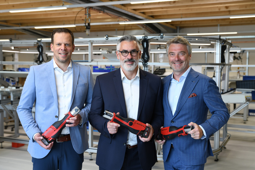 Neues Trio an der Novopress-Spitze (v. l.): Jens Girrbach, Gert Rieger, Volker Rühle