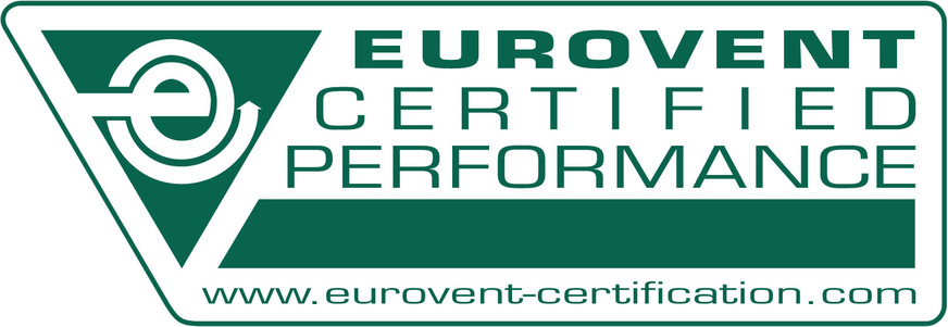 Logo einer Eurovent-Zertifizierung.