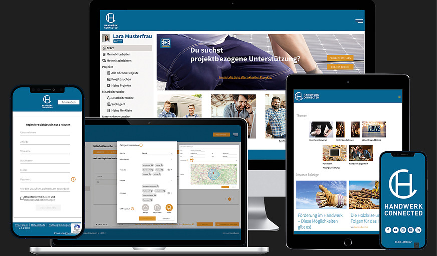 Handwerk Connected ist eine Plattform für Handwerkskooperationen und den Fachkräfteaustausch.
