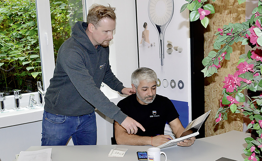 Auch David Hobrechts Mitarbeiter arbeiten mit Handwerk Connected.