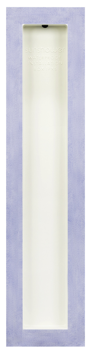 Unterputzvariante: Die Unterseite der Aussparung für die Installationsbox sollte mindestens 30 kg tragen können.