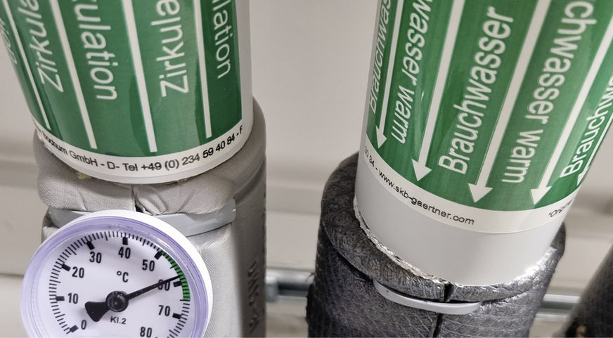 Lediglich präventiv geeignet: Das Temperaturfenster von 60/55 °C in Trinkwasser-Installationen kann nur das Wachstum von Legionellen unterbinden – mehr nicht.