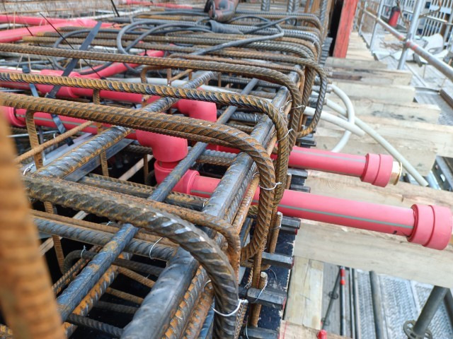 Die Installation erfolgte bei -2&nbsp;°C – kein Problem für den Werkstoff Polypropylen.