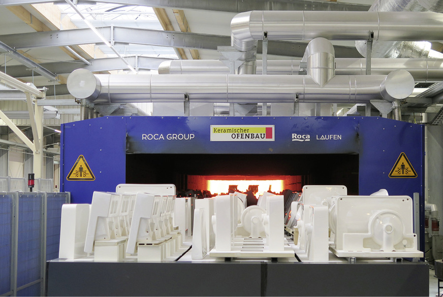 Das Gemeinschaftsprojekt der Roca Gruppe mit Hauptsitz in ­Spanien, des österreichischen Laufen-Werks und der deutschen ­Keramischer Ofenbau GmbH ebnet den Weg für eine zukunfts­sichere Keramikproduktion in Europa und weltweit.