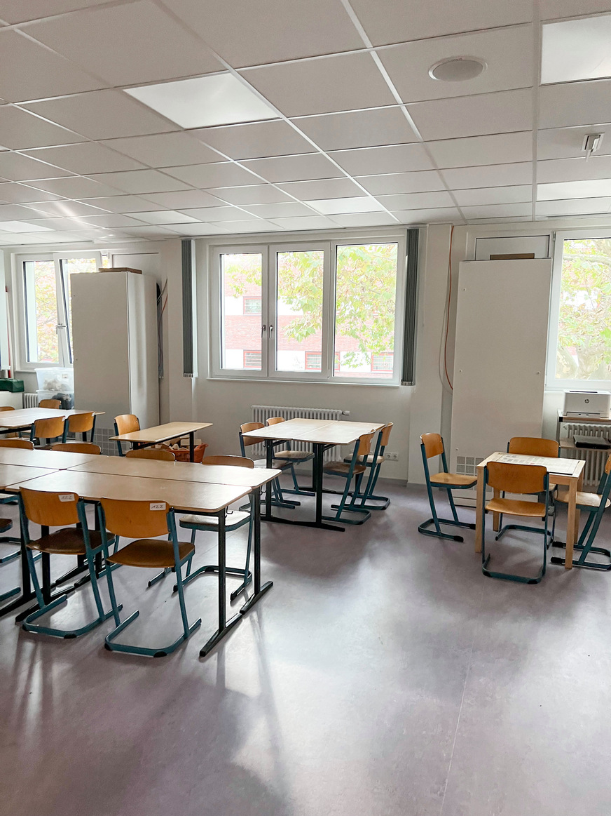 Für ein gesundes Lernklima wurden in allen Räumen der Drehscheibenschule Berlin-Pankow moderne Lüftungsgeräte des Herstellers Airflow installiert.