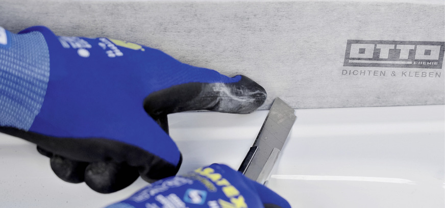 Bei Verbundabdichtungen müssen Schäden am Material unbedingt vermieden werden.