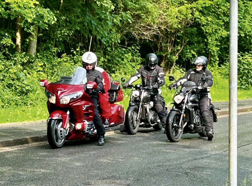 Entspannte Gespräche ­waren auch während der Tagestouren möglich.