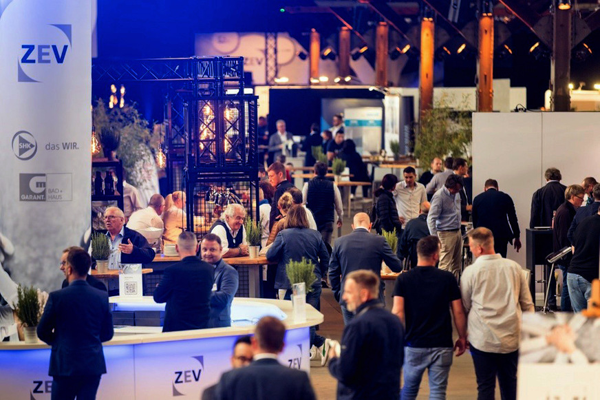 Bei der 2. Ausgabe der ZEV Einkaufsmesse 2022 in Hamburg.