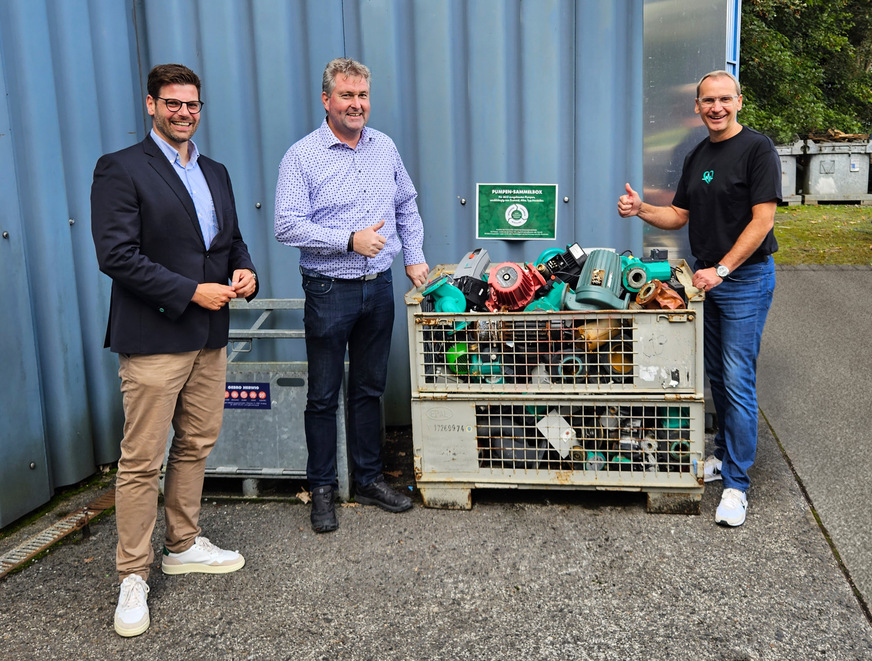 Die aktuellen gesetzlichen Vorgaben stellen das Fachhandwerk und den Großhandel bei der Entsorgung von Altpumpen vor große Herausforderungen. Mit der nachhaltigen Rücknahme setzt Wilo eine gesetzeskonforme Lösung des Problems um.