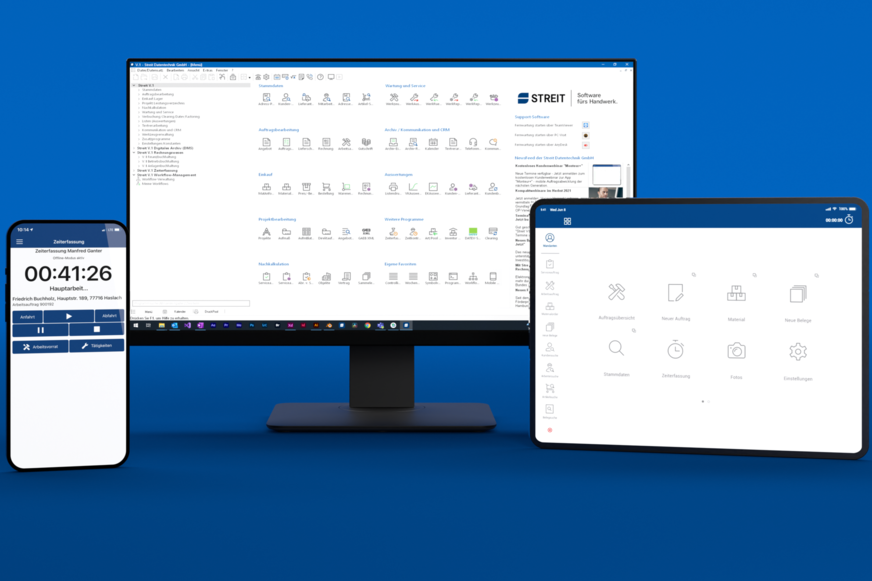 Die neueste Version der Handwerkersoftware Streit V.1 erweitert den Funktionsumfang.