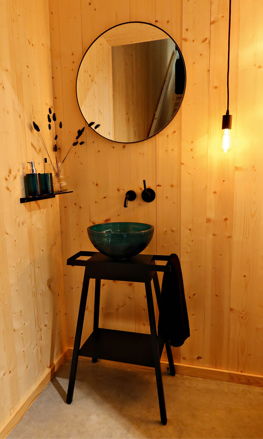 Ein Gäste-WC kann zum gestalterischen Highlight werden.