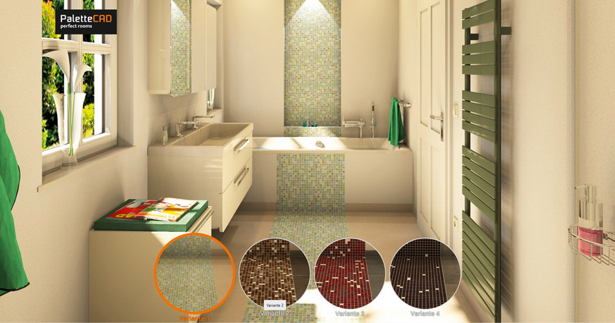 Mit Palette Showroom verwandeln Planer ihre Projekte kurzerhand in ­präsentationsreife Exponate.