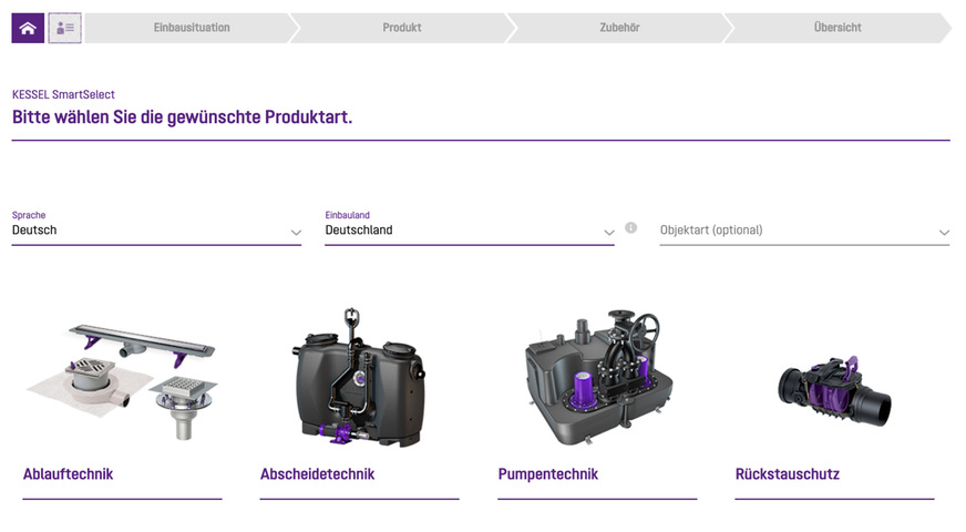 Mit der kundenorientierten Adaption seines Planungstools SmartSelect für Pumpentechnik treibt Kessel die Weiterentwicklung seiner digitalen Planungsassistenten weiter voran