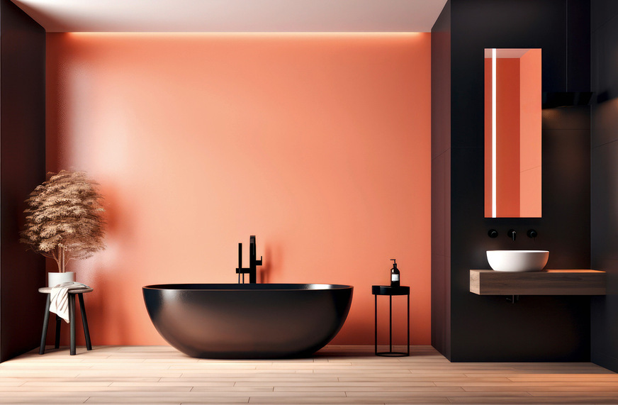 Wählen Sie zunächst die Farben für Elemente mit begrenzter Palette: Keramik, ­Armaturen, Bodenbeläge. Für die Wände können Sie anschließend aus fast&nbsp;unbegrenz­ten Möglichkeiten auswählen, um in jeder Funktionszone die ­gewünschte&nbsp;Stimmung zu erzeugen.