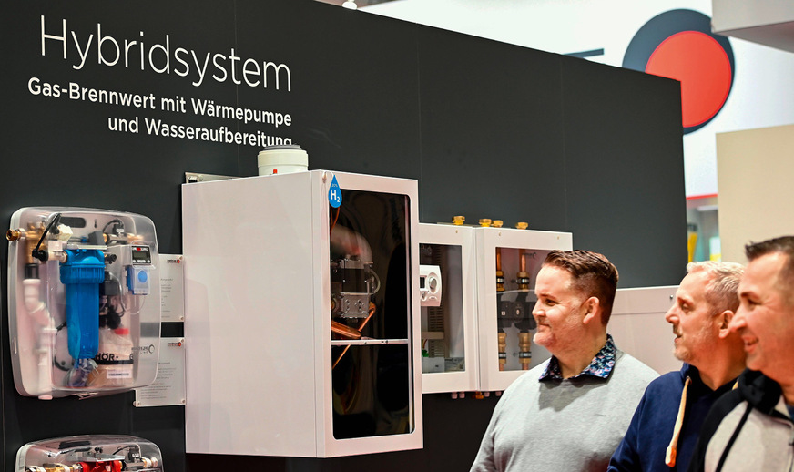 In der Messe Hamburg werden einige neue Hybridlösungen für die Heizung zu sehen sein.