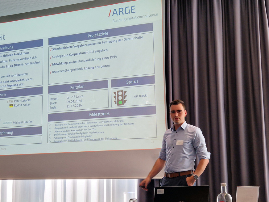 Jannik Storkebaum, Product Data Manager der WILO SE, bringt sein Know-how in die die ARGE-Projekte zum Datenmanagement ein.