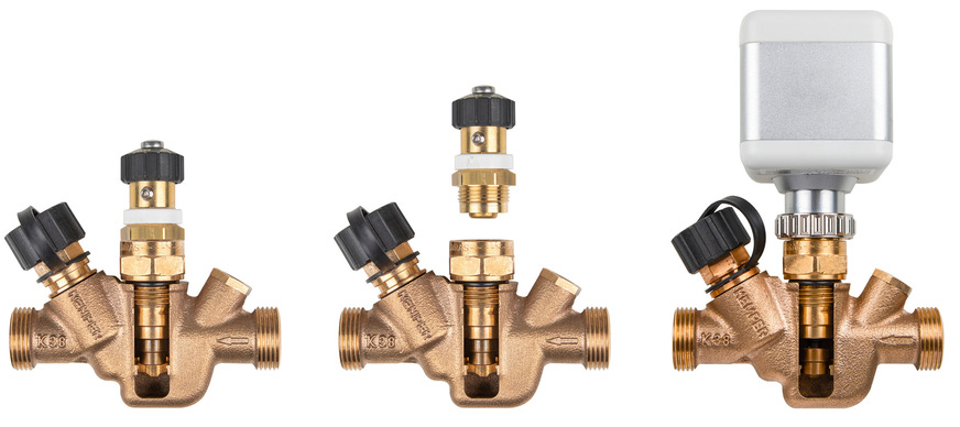 E Das Upgrade eines thermostatisch regelnden Multi‑Therm-Zirkulationsventils von Kemper im Detail.