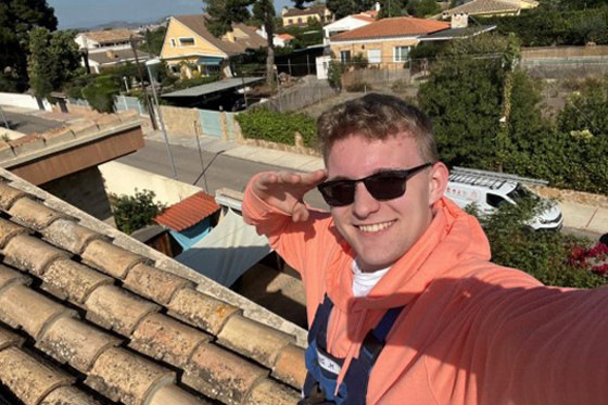 Anlagenmechaniker-Azubi Max hat 3 Wochen Praktikum in Spanien absolviert.