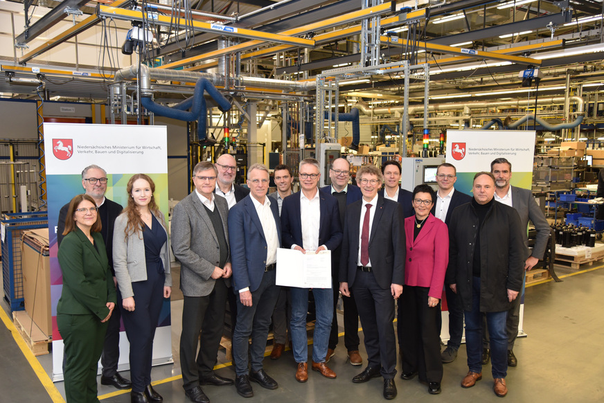 Förderbescheid-Übergabe