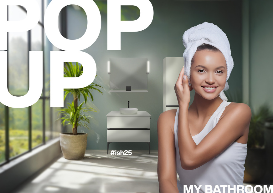 Trendausstellung Pop up my Bathroom auf der ISH 2025: Im Mittelpunkt einer ganzheitlichen Badplanung steht der Mensch.