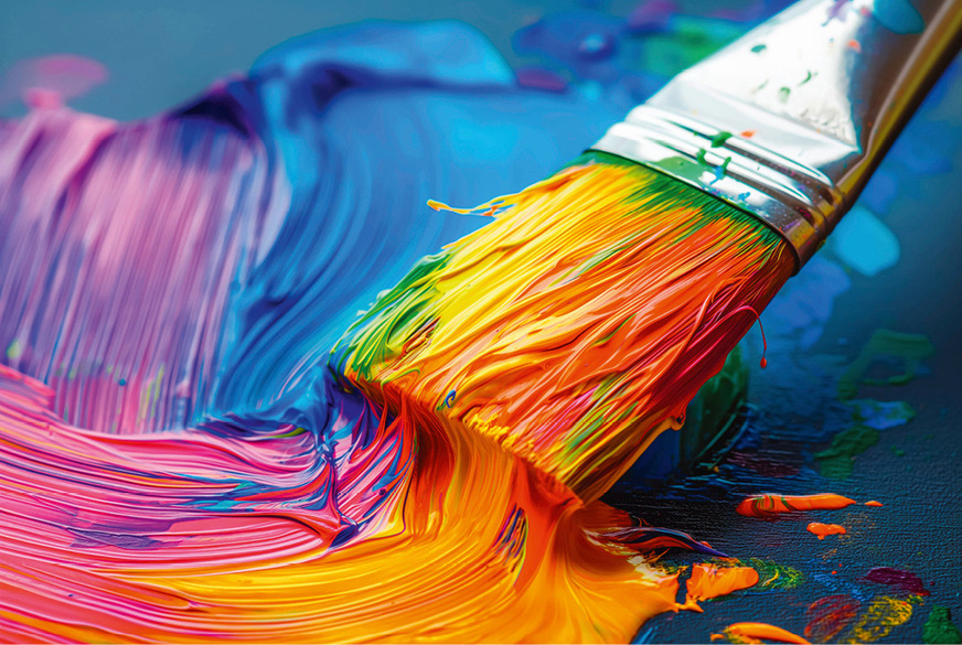 Farbreize können das Glückshormon Dopamin freisetzen, die ­Stimmung aufhellen und Freude in den grauen Alltag bringen, in der Kleidung wie in der Einrichtung.