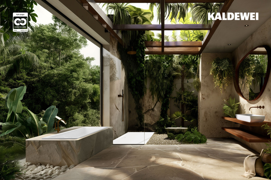 Kaldewei ist der erste Anbieter von Bade- und Duschwannen sowie Waschtischen, der durch eine C2C-Certified-Bescheinigung seine konsequent nachhaltige Ausrichtung belegen kann.