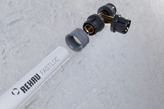 Fastloc- Universalsystem für Trinkwasser und Heizung.  