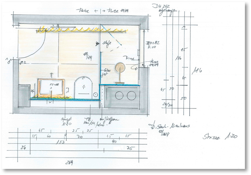 Der Grundriss ließ nicht allzu viel Gestaltungsspielraum.