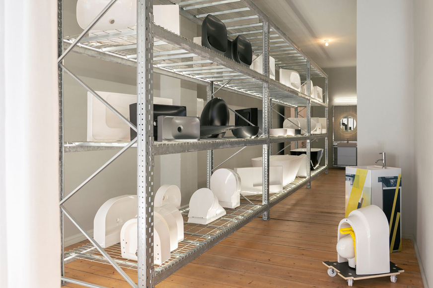 Blick in den Laufen Space Berlin.