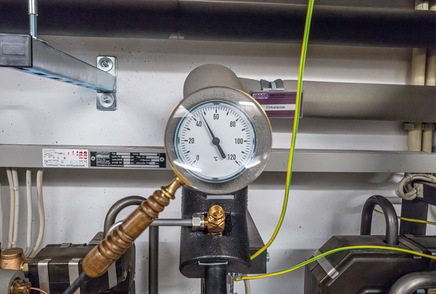Wiedereintritt der Zirkulation am Trinkwassererwärmer mit bestimmungswidrigen Temperaturen.