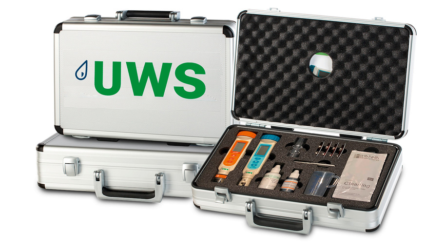 Im Koffer befindet sich die erforderliche Messtechnik zur professionellen Messung der VDI-Werte.