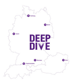 Stationen der Kessel-Deep-Dive-Tour.