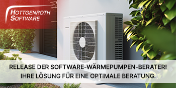 Die Hottgenroth Software AG hat eine Erweiterung zur Wärmepumpen-Beratung veröffentlicht.