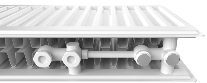 Zwei Platten und zwischen diesen auch noch aufgeschweißte Konvektorbleche sorgen hoffentlich für ausreichenden Auftrieb.