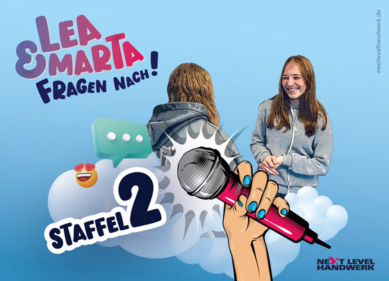 Lea und Marta fragen nach, wie Azubis Handwerk erleben.