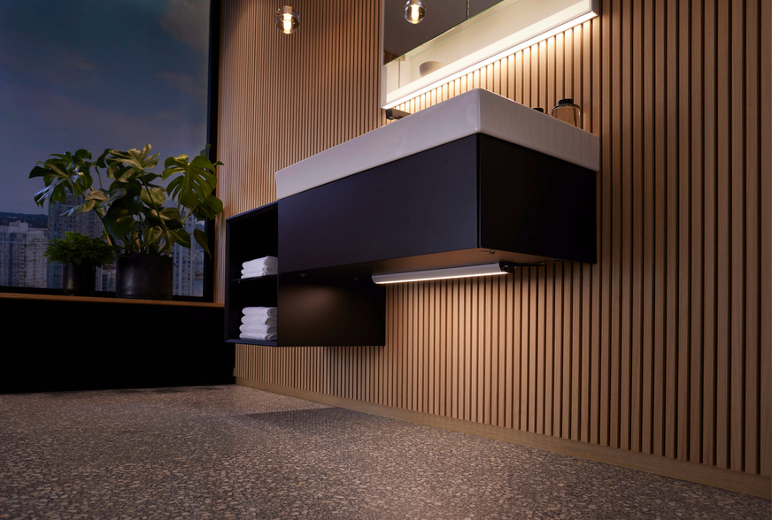 Über eine Dali-Schnittstelle (Dali: Digital Adressable Lighting Interface) lassen sich verschiedene Beleuchtungen parallel&nbsp;ansteuern und regeln.