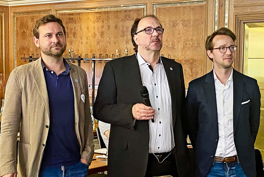 Neu in den Aufsichtsrat wurden Sebastian Wübbelt (36, l.)&nbsp;und Pascal Rostan (35) gewählt. Beide haben gerade die elterlichen Unternehmen übernommen und bringen neue Impulse.