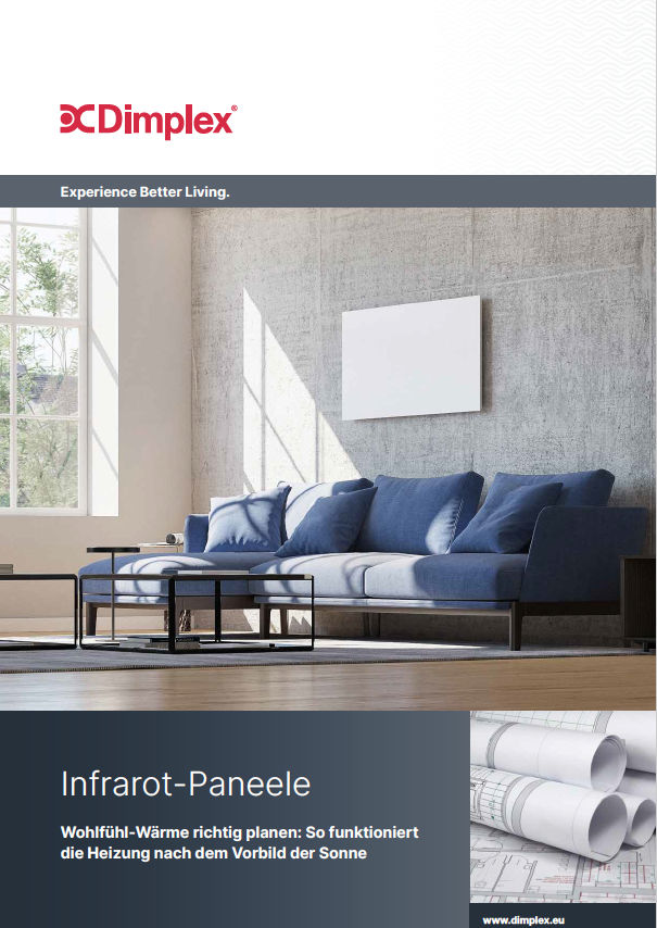 Dimplex-Planungshilfe für Infrarotheizungen.