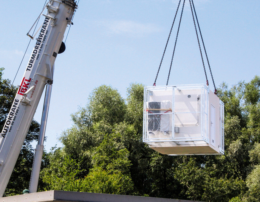 Eine Energy Unit kann – soweit sie ausschließlich Wärmepumpen und keine ­Gasheizgeräte enthält – unter Beachtung der gängigen Vorschriften in der Regel ­genehmigungsfrei und flexibel platziert werden.