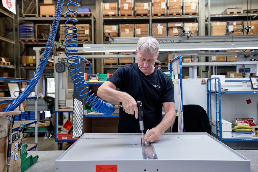 Fertigung am Standort in Gütersloh.