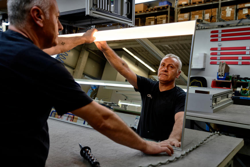 Fertigung am Standort in Gütersloh.