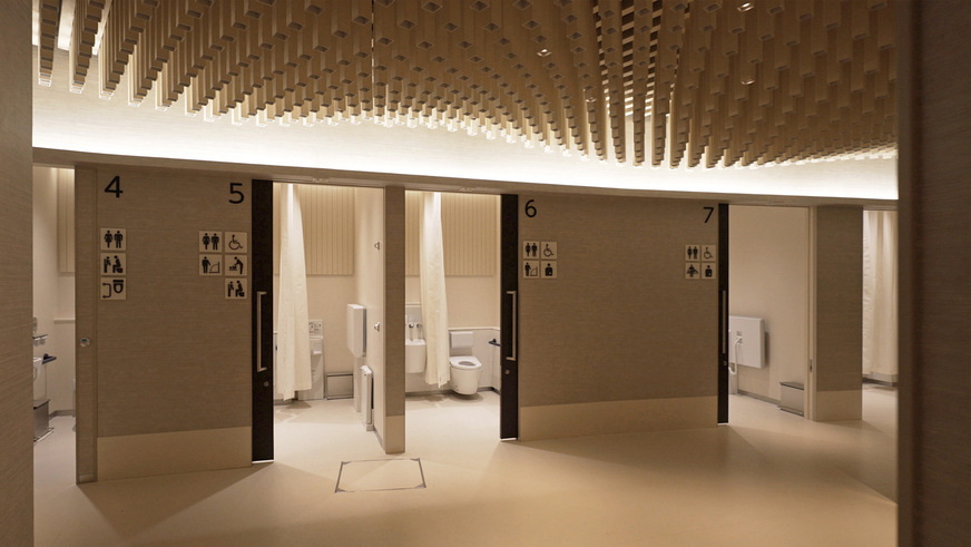 Als Teil der Ausstellung im Osaka Healthcare Pavillon zeigen die von Toto ausgestatteten Sanitäranlagen wie inklusives Design höchsten Komfort, Nachhaltigkeit und Barrierefreiheit für alle Besucherinnen und Besucher vereint.