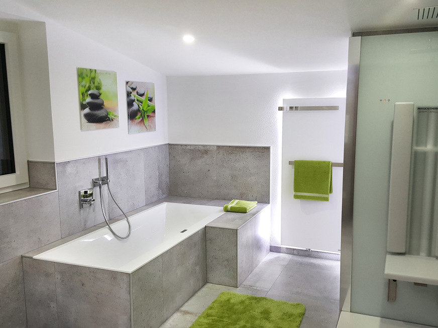 Foto des umgesetzten Badezimmers.