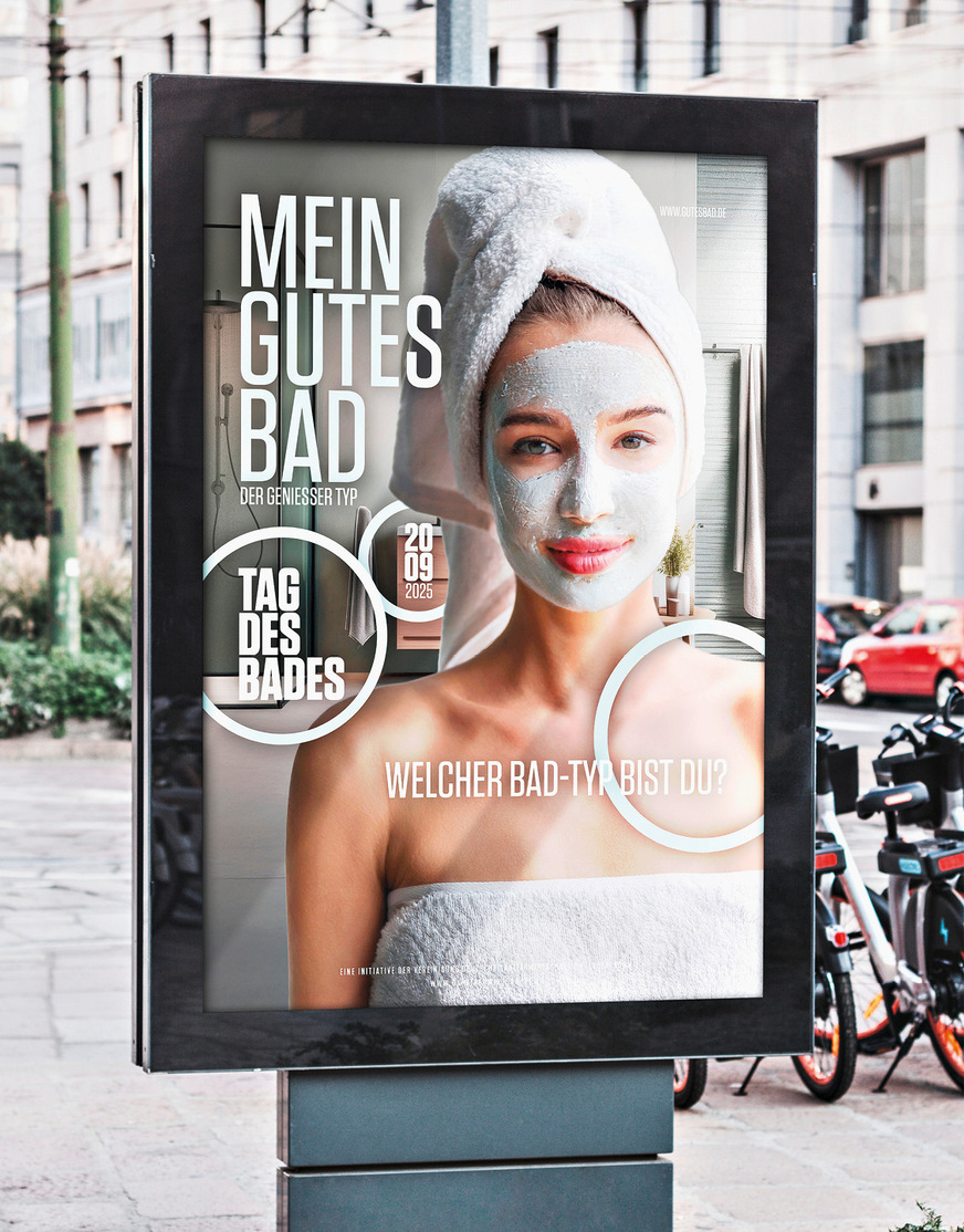 In diesem Jahr stellt der tag des Bades die Frage „Welcher Bad-Typ sind Sie eigentlich?