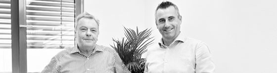 Thomas Brennecke (li.), Harald Sauseng.